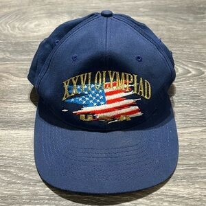 Vintage USA Olympics Baseball Cap America Hat Atlanta 1996 Vintage 4th of July
